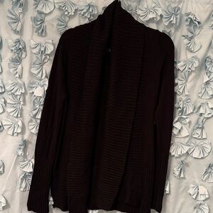 INC International Concepts Black Cardigan Sweater